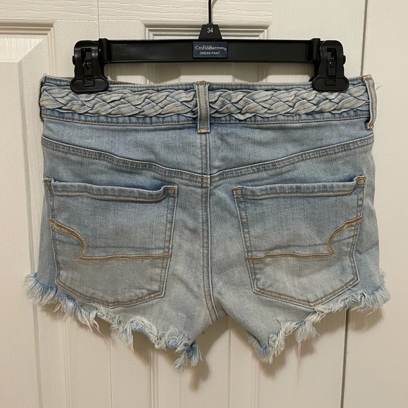 American Eagle Light-Wash Jean Shorts - Picture 2 of 4